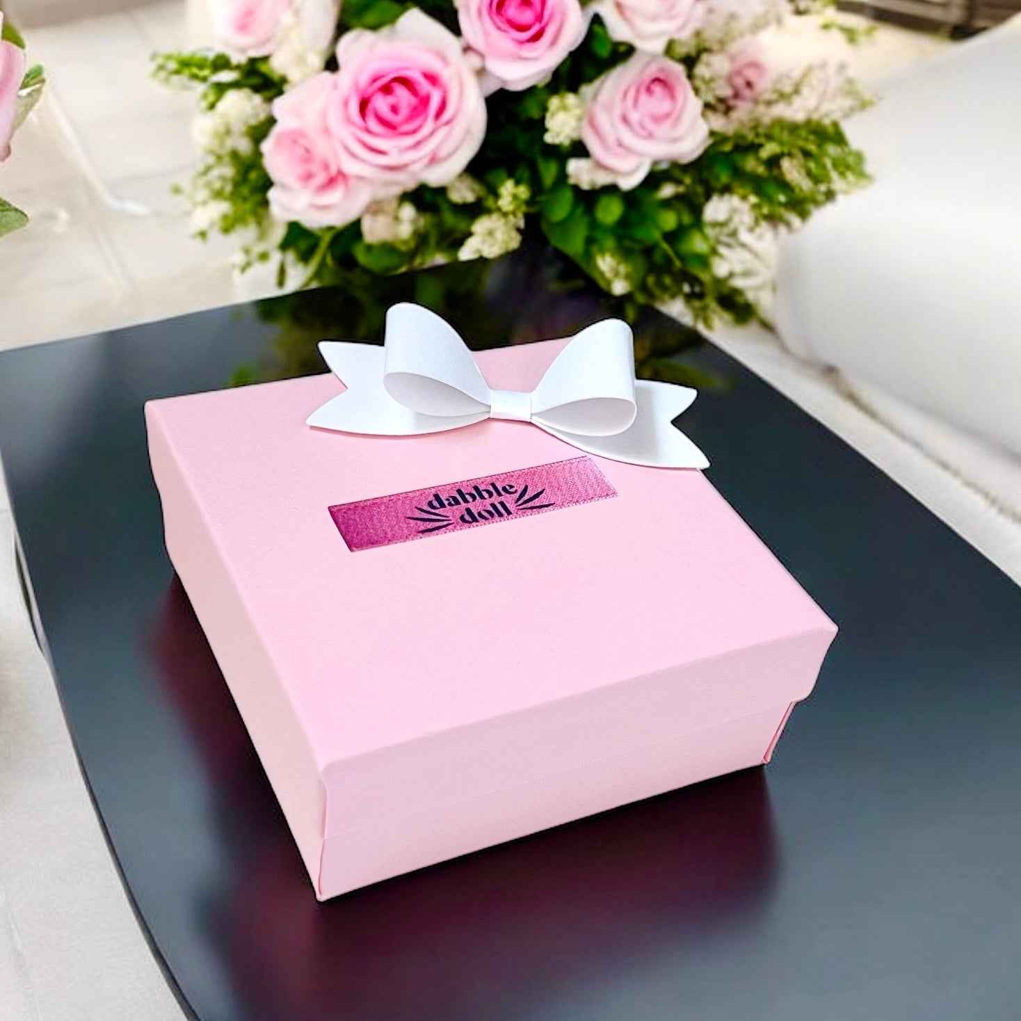 Pink Silky Sleep Mask with Gift Box