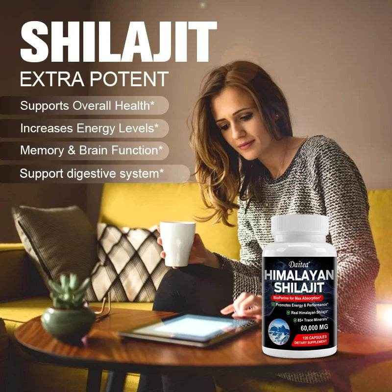 Himalayan Shilajit Trace Minerals Absorption Supplement 120 capsules