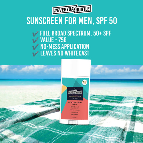 #EverydayHustle Sunscreen Stick SPF 50 for Men - Sport Face & Body Sunscreen