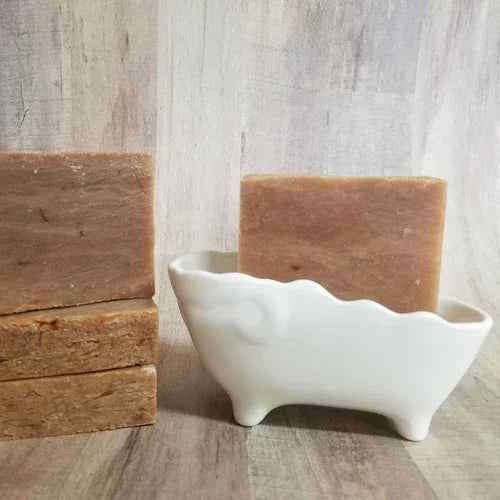 Lace Flower Handmade Soap - Vegan Natural Bar with Delicate Floral Scent