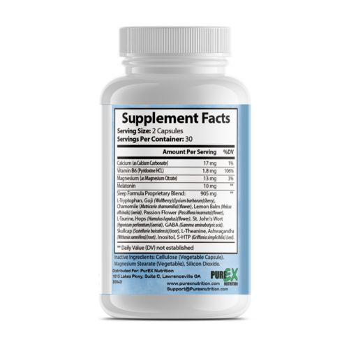 Pure Sleep Supplement - Natural Sleep Aid for Deep Rest & Relaxation