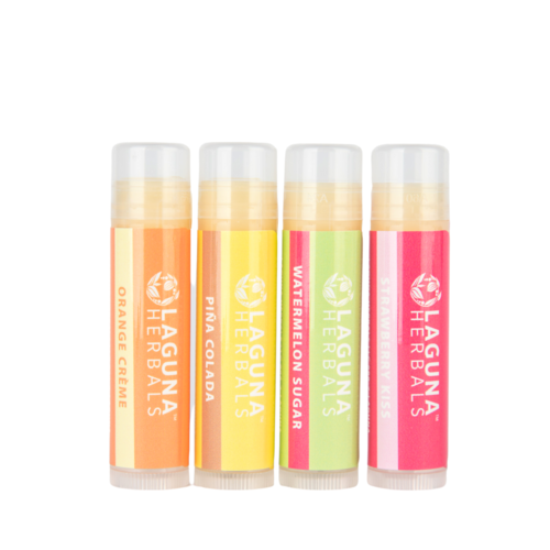 Organic Superfruit Lip Balm 4-Pack - Natural Moisturizing Balm with Antioxidants