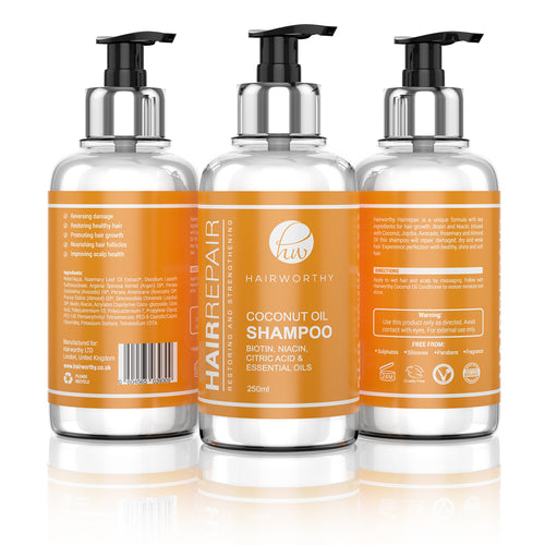 Hairworthy Hair Repair Shampoo - Restorative Treatment for Damaged Hair