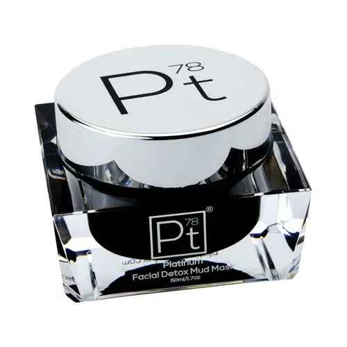 Platinum Facial Detox Mud Mask - Deep Cleansing Face Mask for Pore Refining