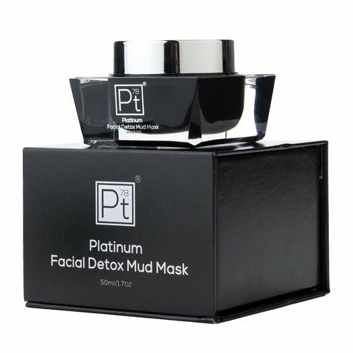 Platinum Facial Detox Mud Mask - Deep Cleansing Face Mask for Pore Refining