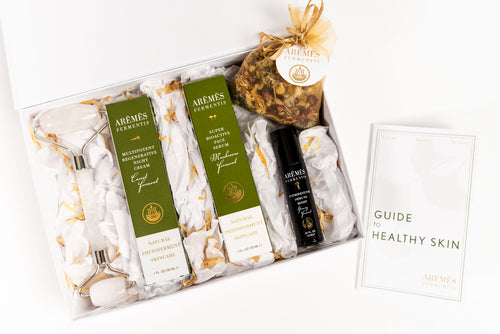 Everyday's A Good Skin Day Gift Box - Luxury Skincare Set with Face Serum & Jade Roller