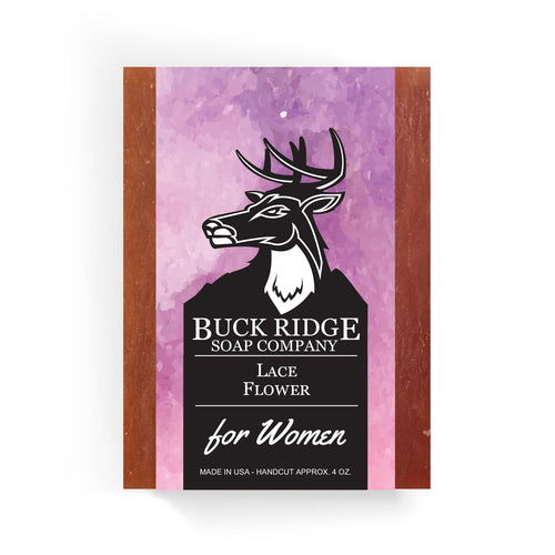 Lace Flower Handmade Soap - Vegan Natural Bar with Delicate Floral Scent