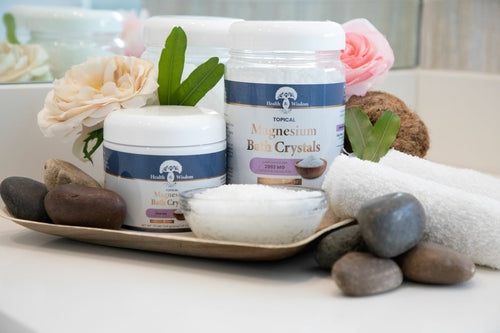 Magnesium Bath Crystals - Pure Magnesium Chloride Flakes for Relaxation & Muscle Relief