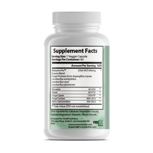 Pure Digestion Supplement - Digestive Enzymes for Gut Health & Comfort