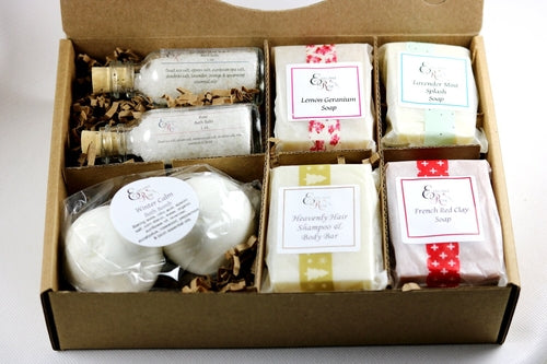 Pampering Bath Gift Set - Luxury Spa Collection with Soaps, Bath Bombs & Bath Salts