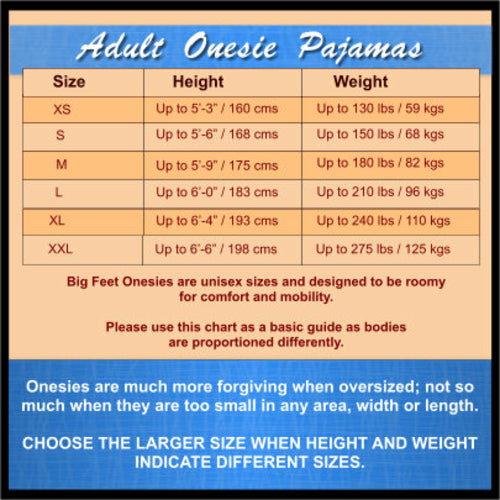 Adult Footed Onesie Pajamas - Red Black Plaid Fleece for Men & Women