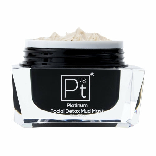 Platinum Facial Detox Mud Mask - Deep Cleansing Face Mask for Pore Refining