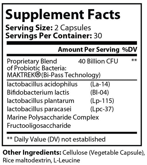 Pure Probiotics Supplement - Digestive Health & Immune Support