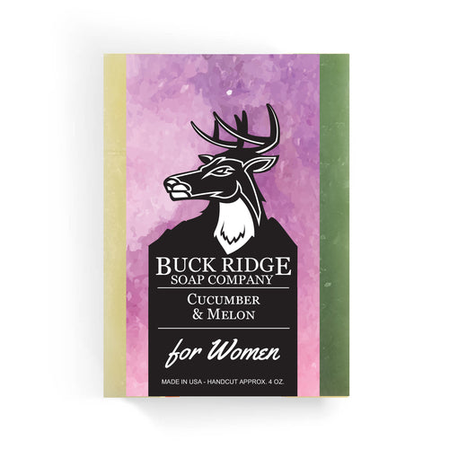 Cucumber Melon Soap - Vegan Handmade Bar with Organic Aloe for Spa-Fresh Skin