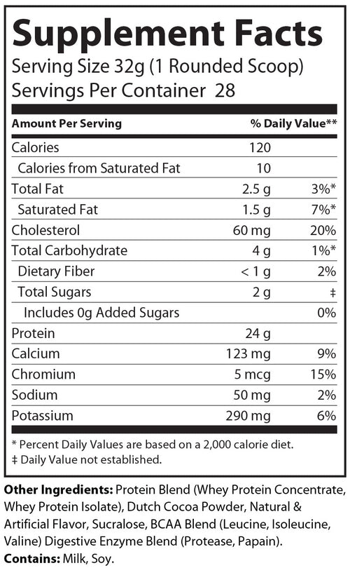 Absolute Whey Protein Powder - Chocolate Flavor | Premium Whey Supplement