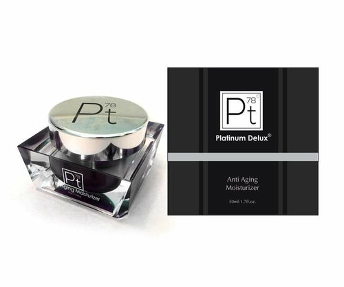 Platinum Deluxe Anti-Aging Moisturizer - Luxury Face Cream for Wrinkles & Firming