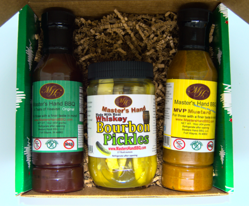 Green Christmas Gift Set - Original BBQ Sauce, Bourbon Pickle & MVP Mustard