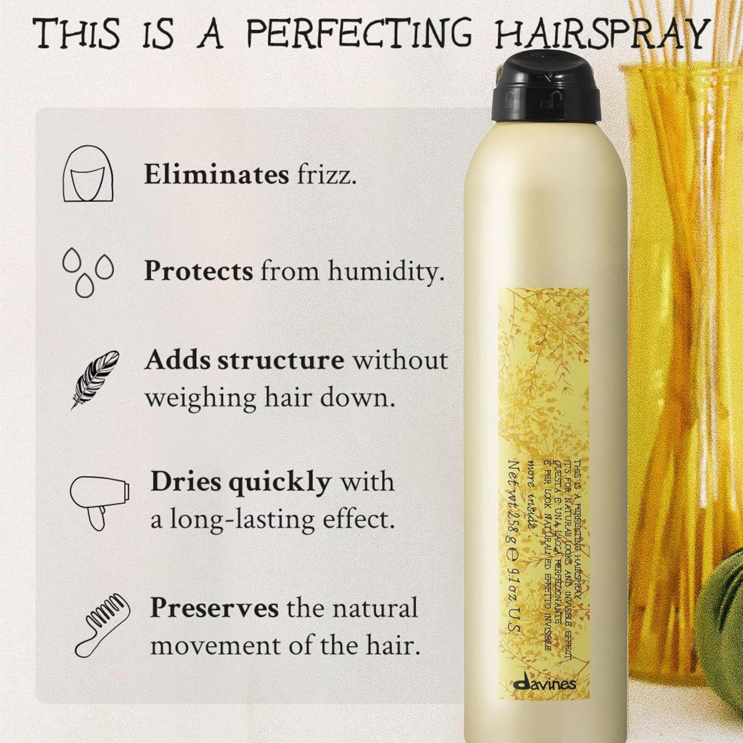 Davines This Is a Perfecting Hairspray 300 mL by Nava Beauty