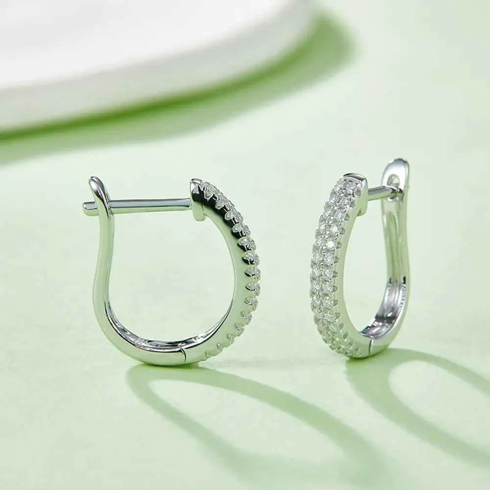 Sparkala™ 925 Sterling Silver Huggie Earrings