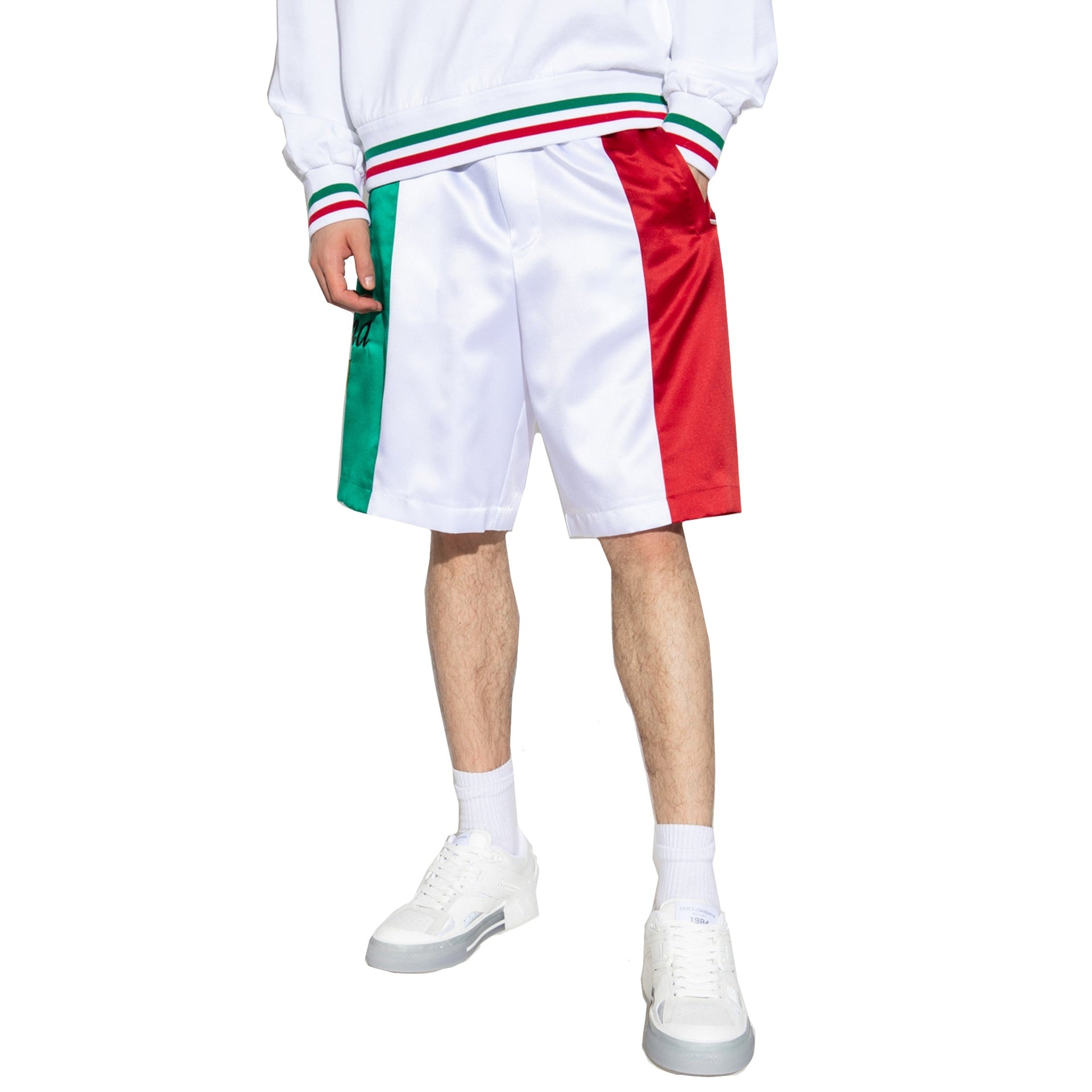 Dolce & Gabbana Satin Shorts Men by Luosophy