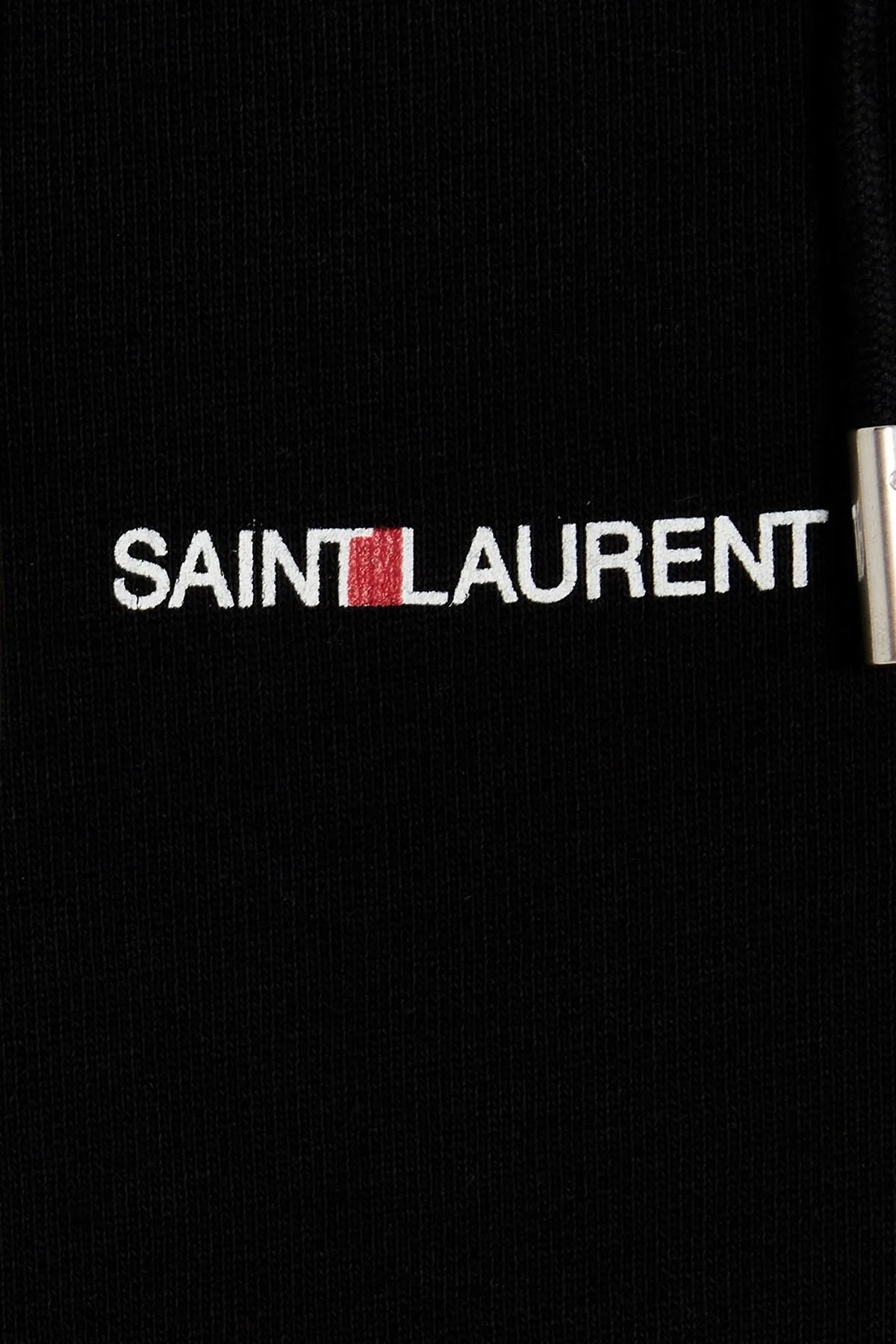Saint Laurent Women Logo Print Hoodie DestGlow