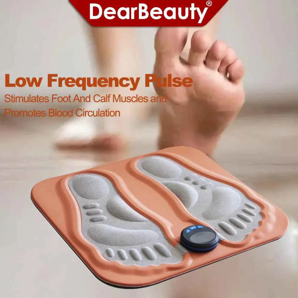 NeuroPulse™ EMS Foot Massager Pad – Portable Muscle Stimulation & Relaxation Device