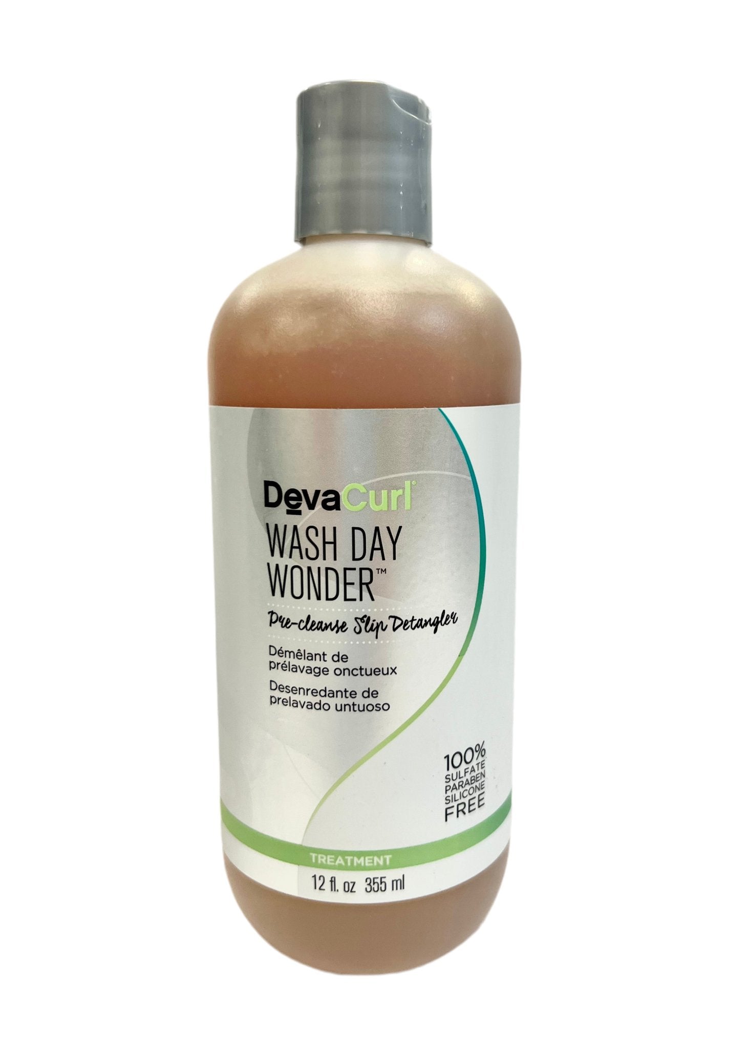 DevaCurl Wash Day Wonder Pre-Cleanse Slip Detangler, 12 fl oz