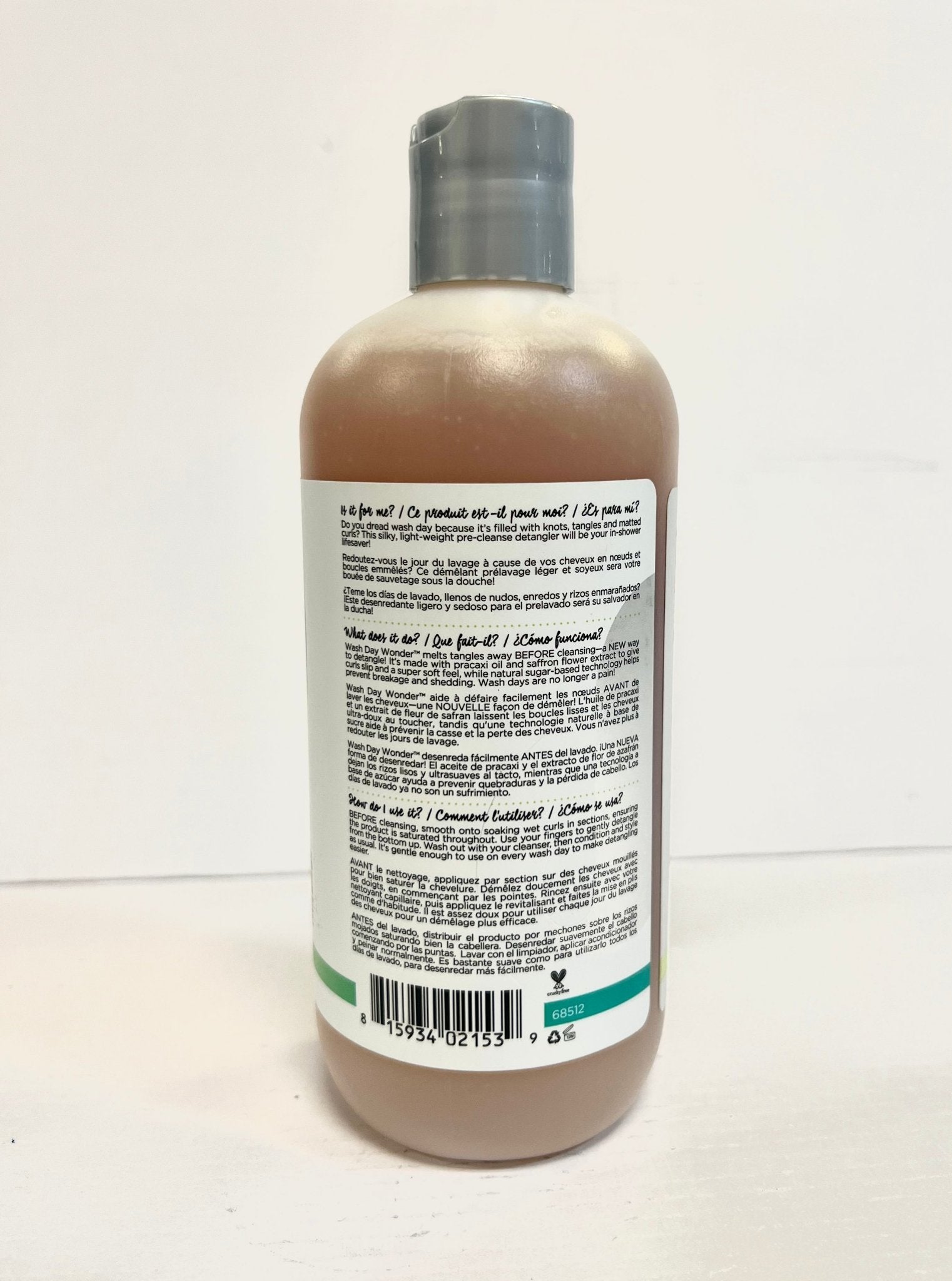 DevaCurl Wash Day Wonder Pre-Cleanse Slip Detangler, 12 fl oz