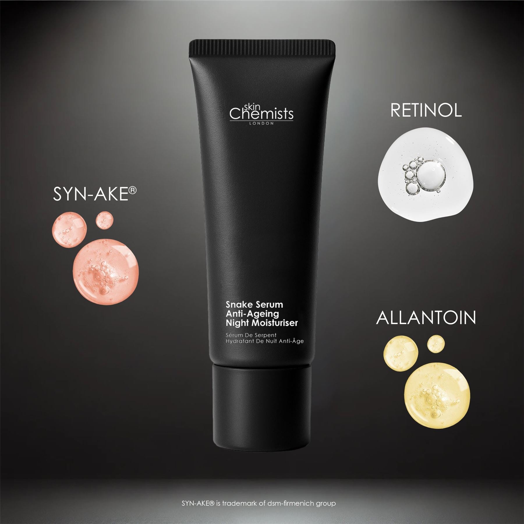 skinChemists Snake Serum Anti-Ageing Night Moisturiser 50ml DestGlow