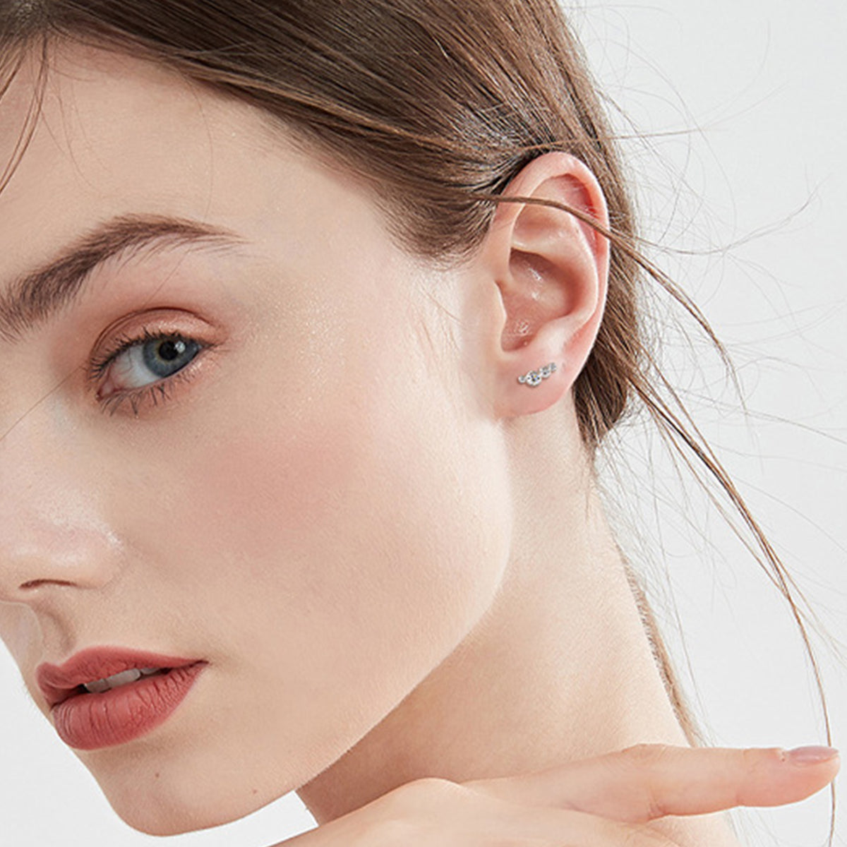 Sparkala™ Pure Sterling Silver Stud Earrings by Sparkala
