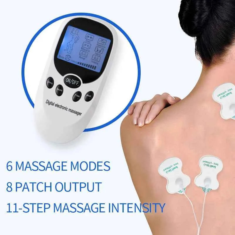 PulseRelax™ Digital EMS Massager – Muscle Therapy & Pain Relief