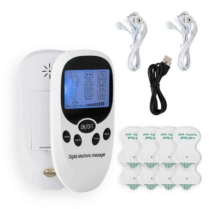 PulseRelax™ Digital EMS Massager – Muscle Therapy & Pain Relief