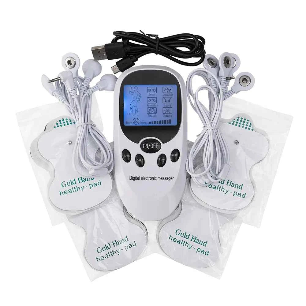 PulseRelax™ Digital EMS Massager – Muscle Therapy & Pain Relief