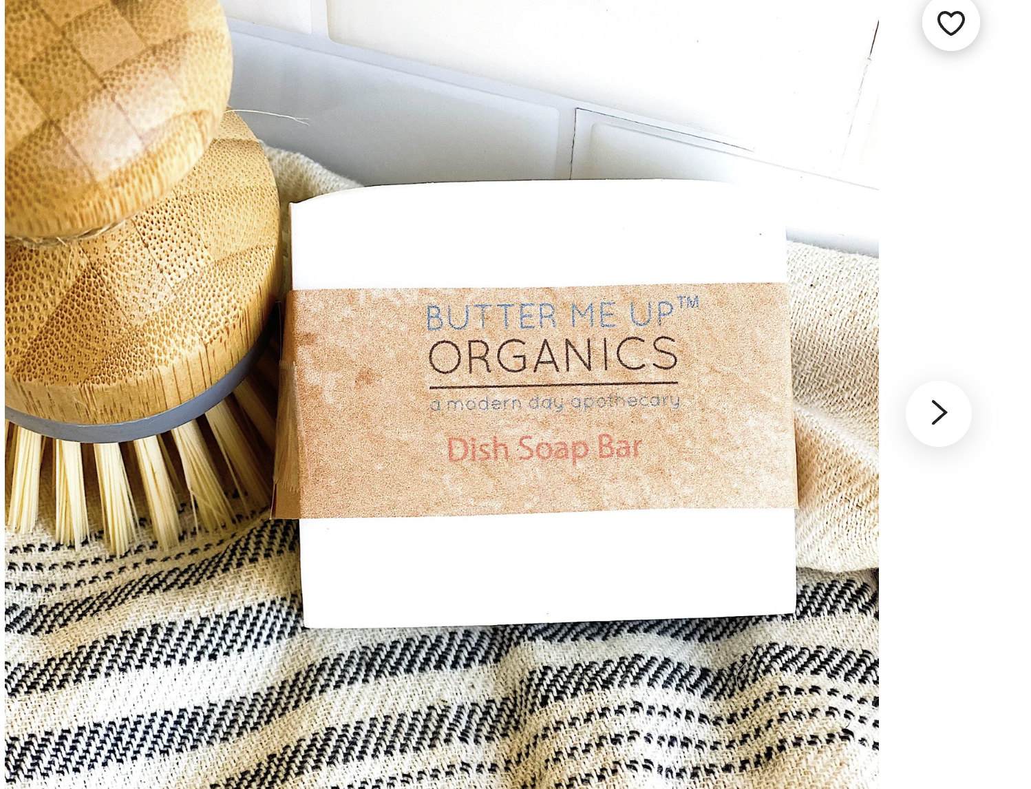 Organic Solid Dish Soap / Solid Dish Bar / Organic Dish Soap by Butter Me Up Organics