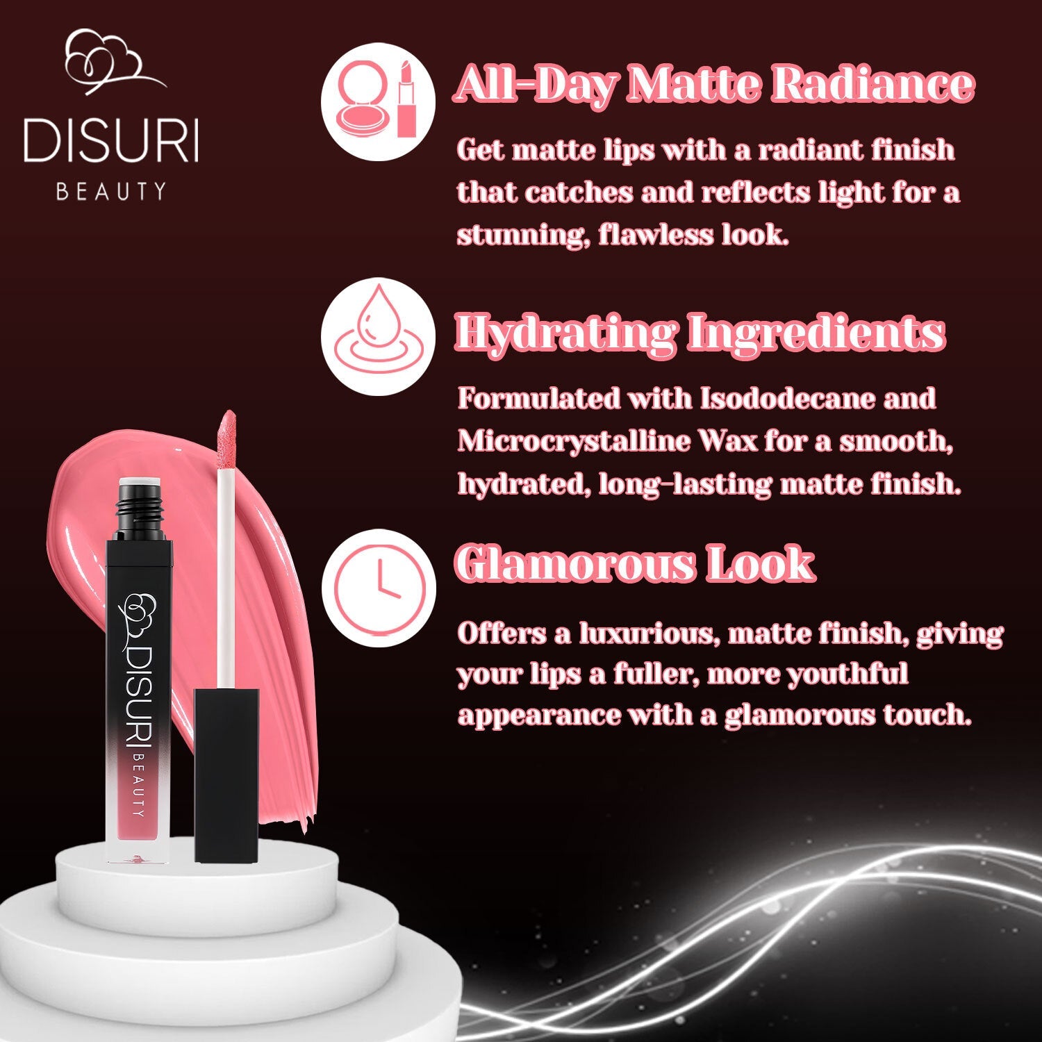 DISURI Beauty Liquid Lipstick - Don&