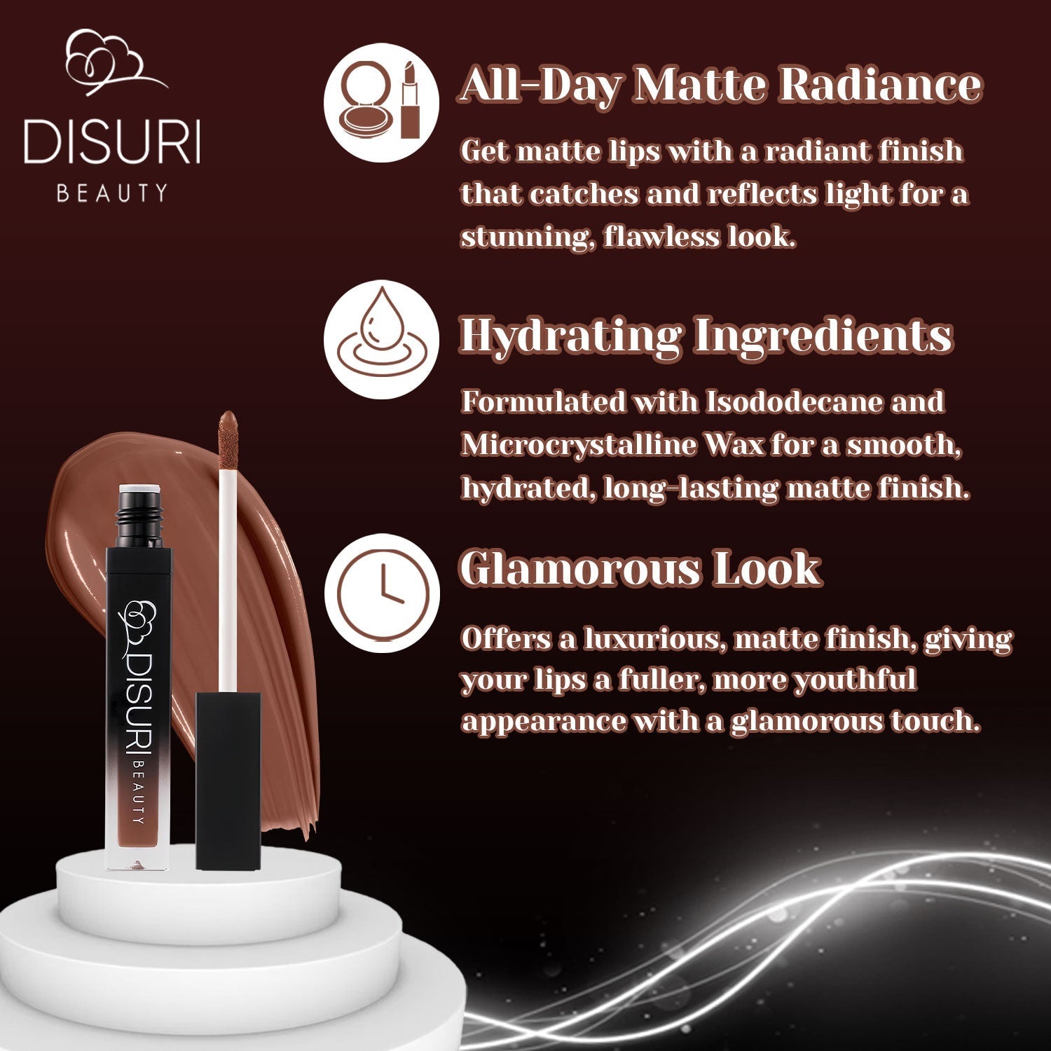DISURI Beauty Liquid Lipstick - Gramercy Park (66)
