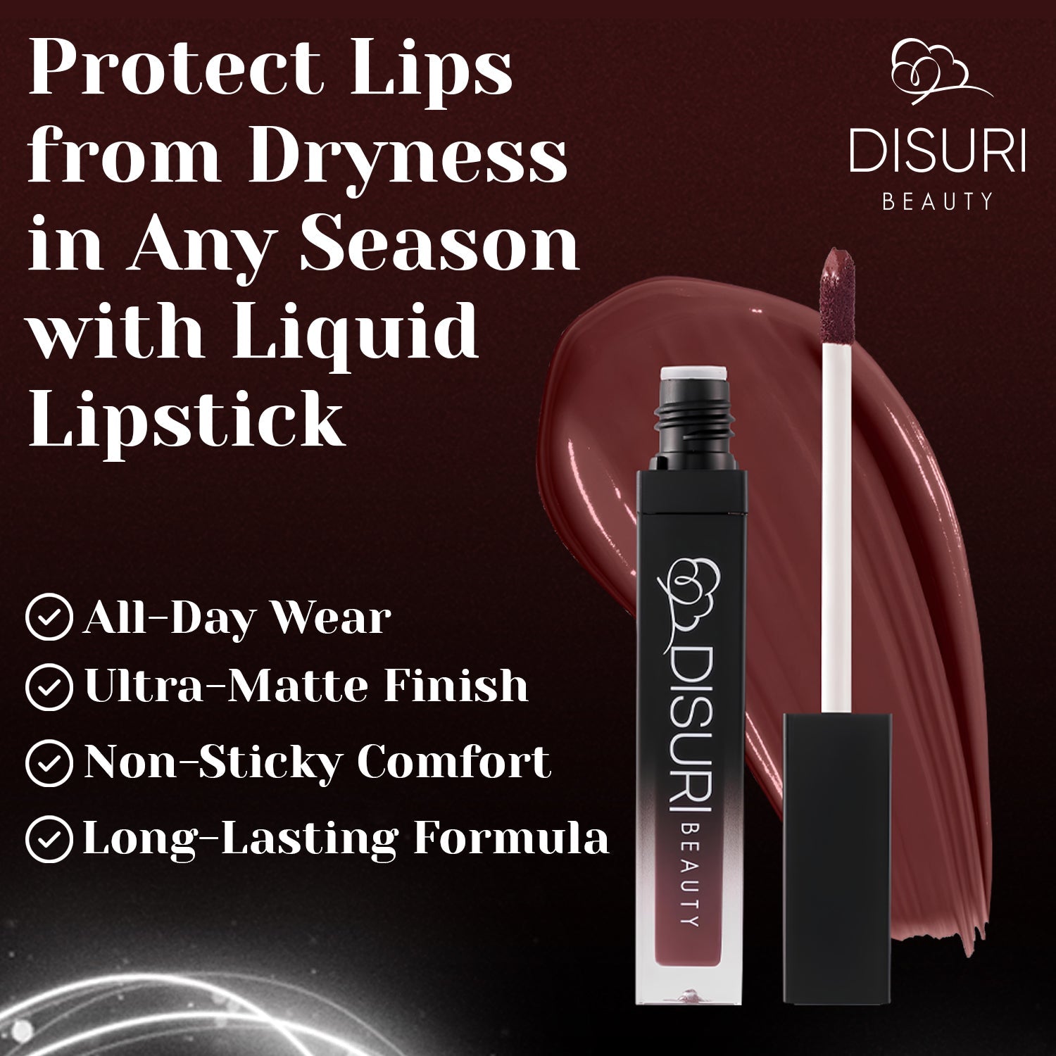 DISURI Beauty Liquid Lipstick - At My Worst (104)