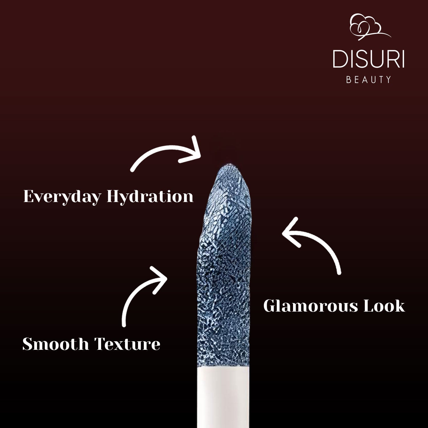 DISURI Beauty Liquid Lipstick - Blue Ambition (31)