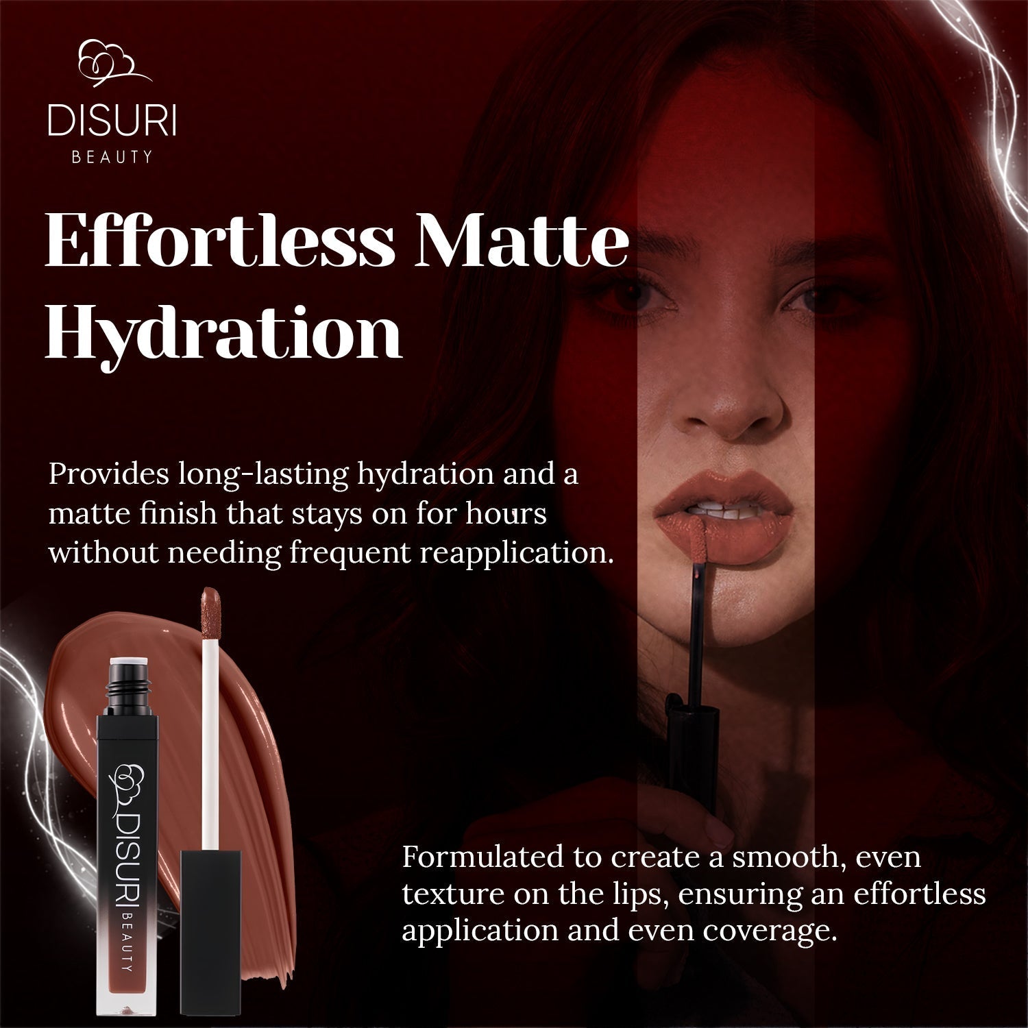 DISURI Beauty Liquid Lipstick - Soho (84)