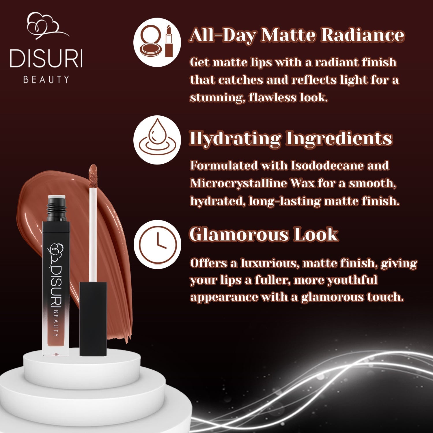 DISURI Beauty Liquid Lipstick - Bushwick (93)