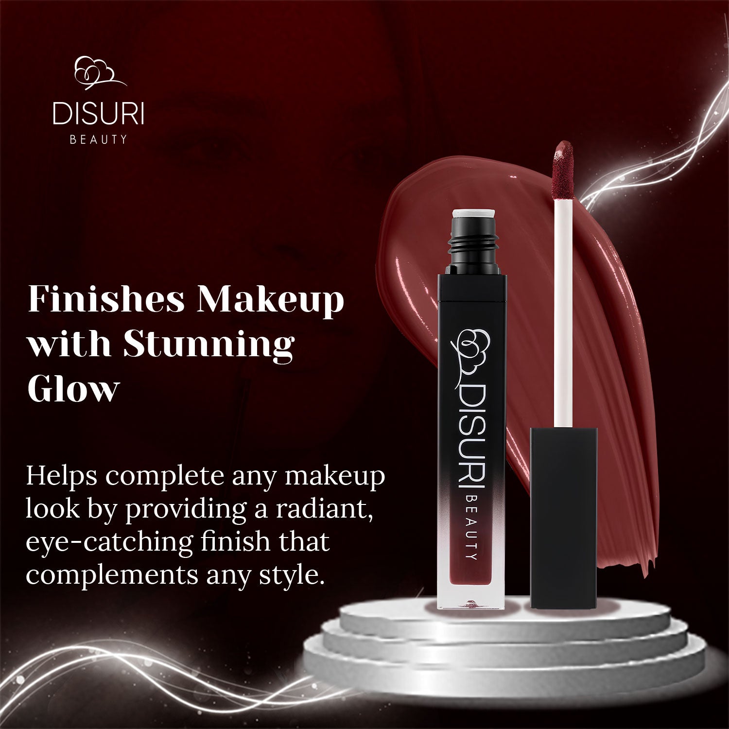 DISURI Beauty Liquid Lipstick - Red Wine (53)
