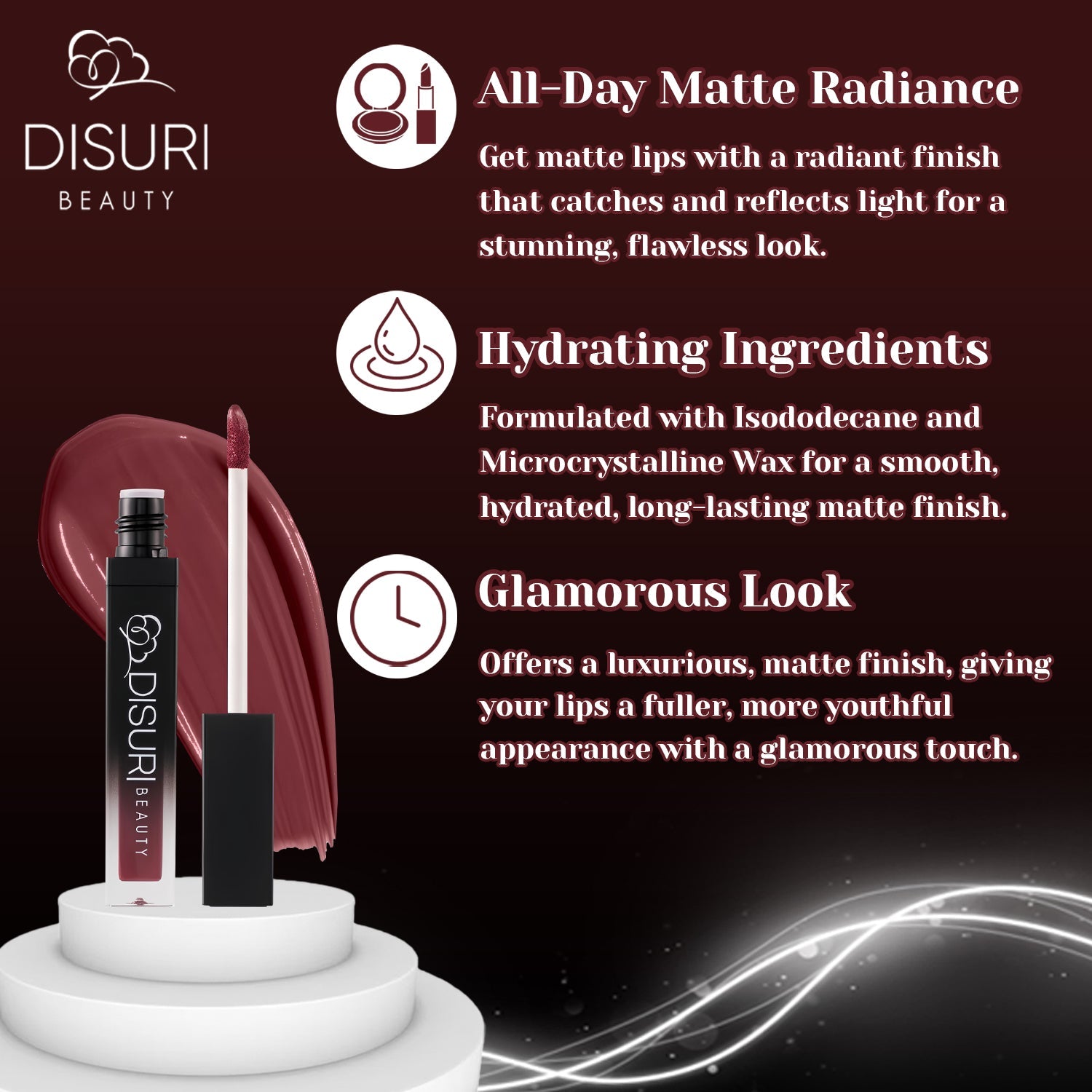 DISURI Beauty Liquid Lipstick - Williamsburg Bridge Plaza (45)