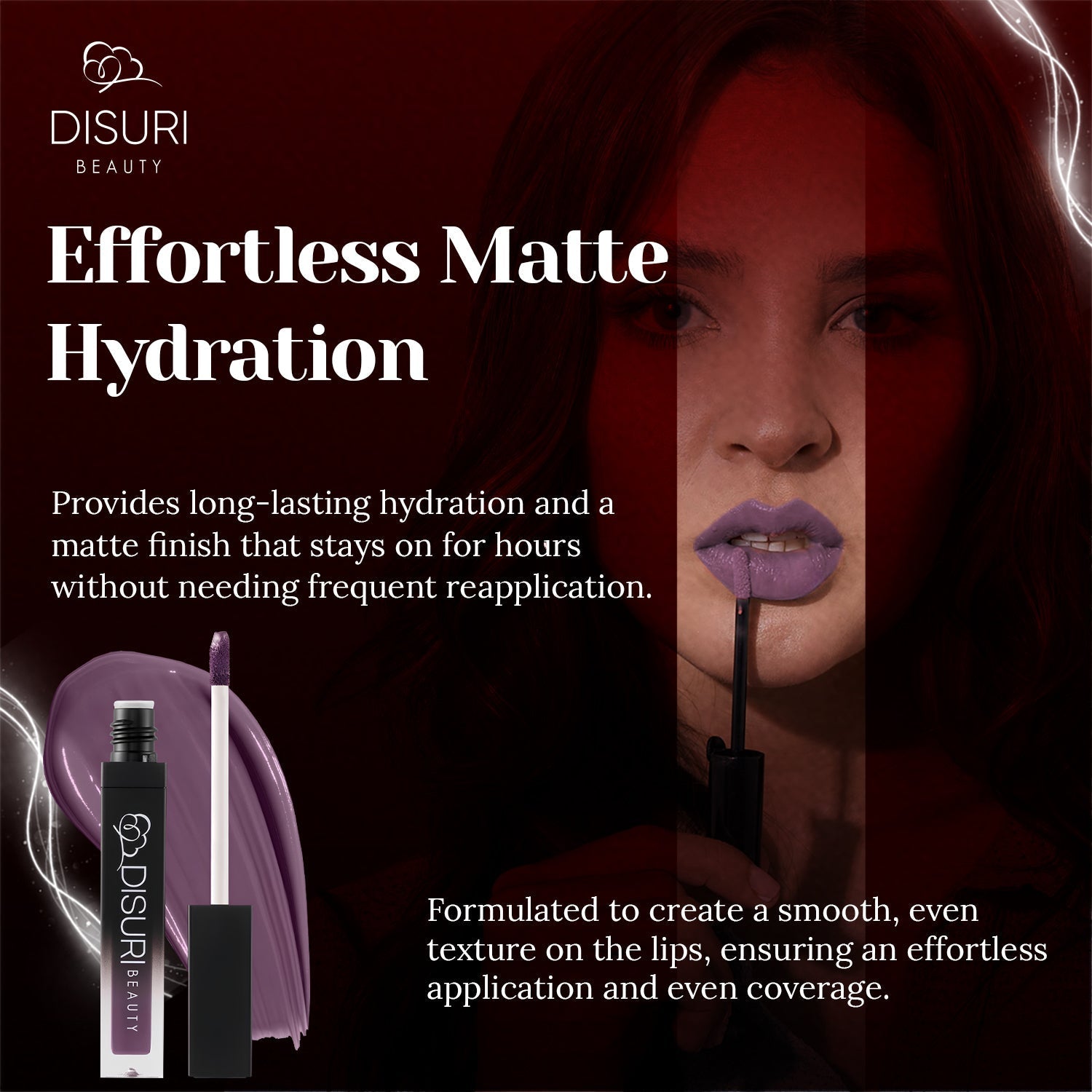 DISURI Beauty Liquid Lipstick - Uptown Haze (94)