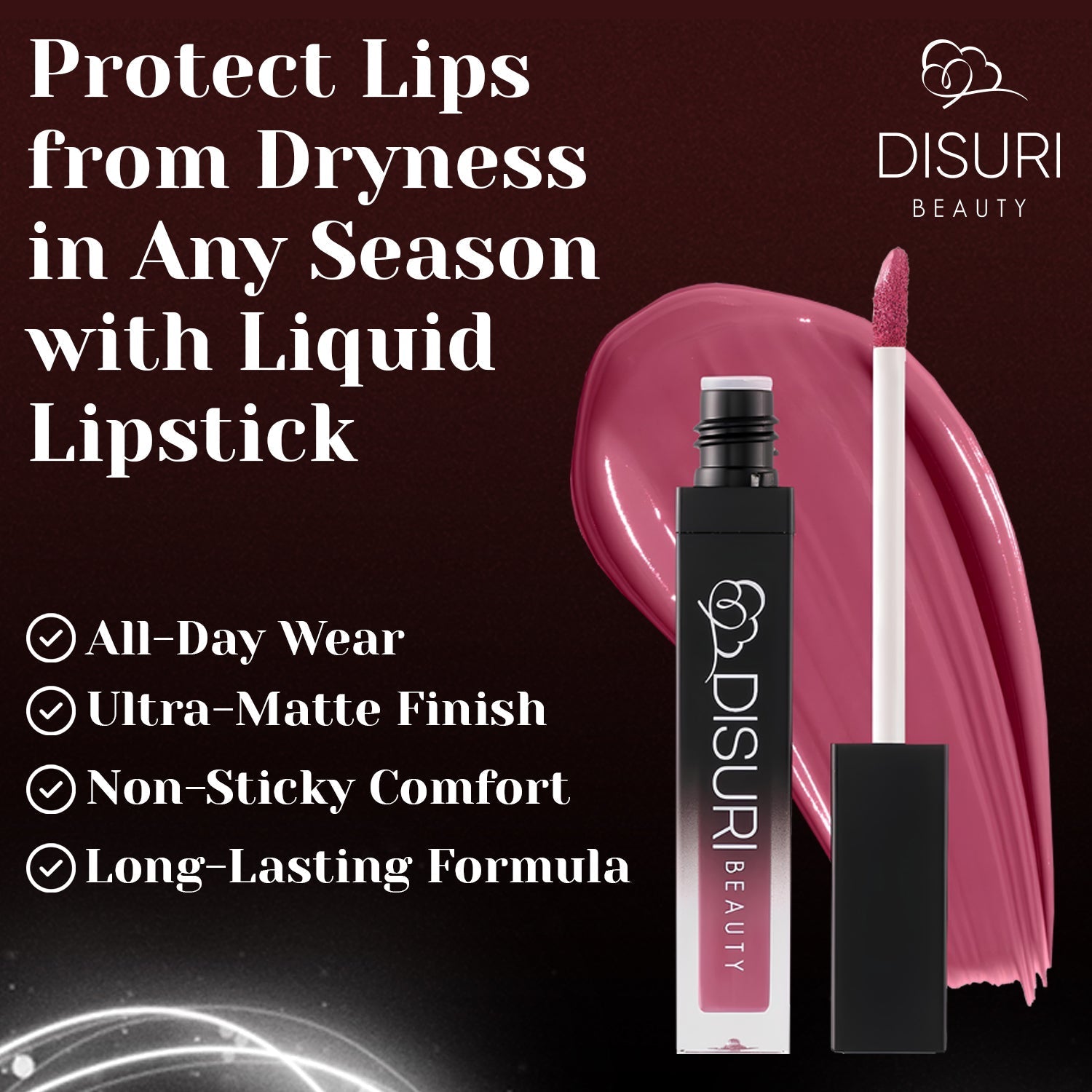 DISURI Beauty Liquid Lipstick - Whats Poppin? (19)