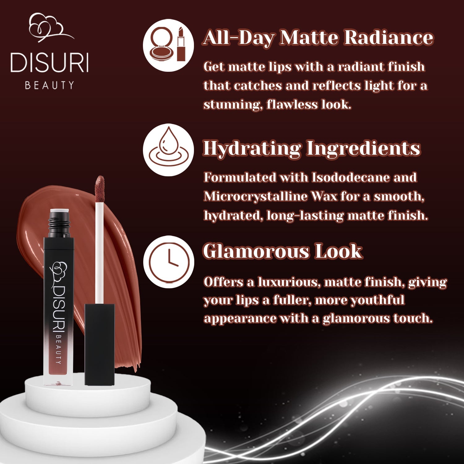 DISURI Beauty Liquid Lipstick - Wild Girl (96)