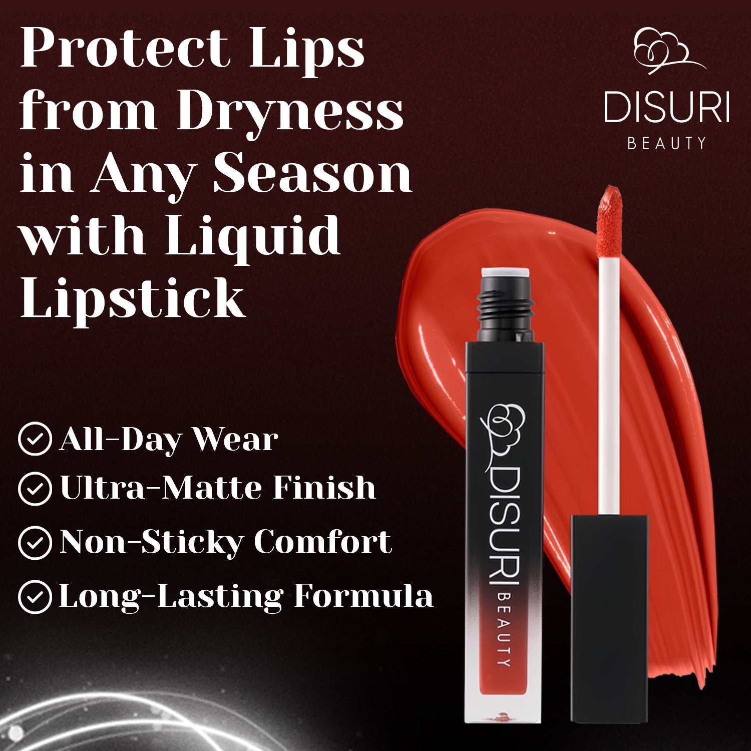 DISURI Beauty Liquid Lipstick - Seductive (9)