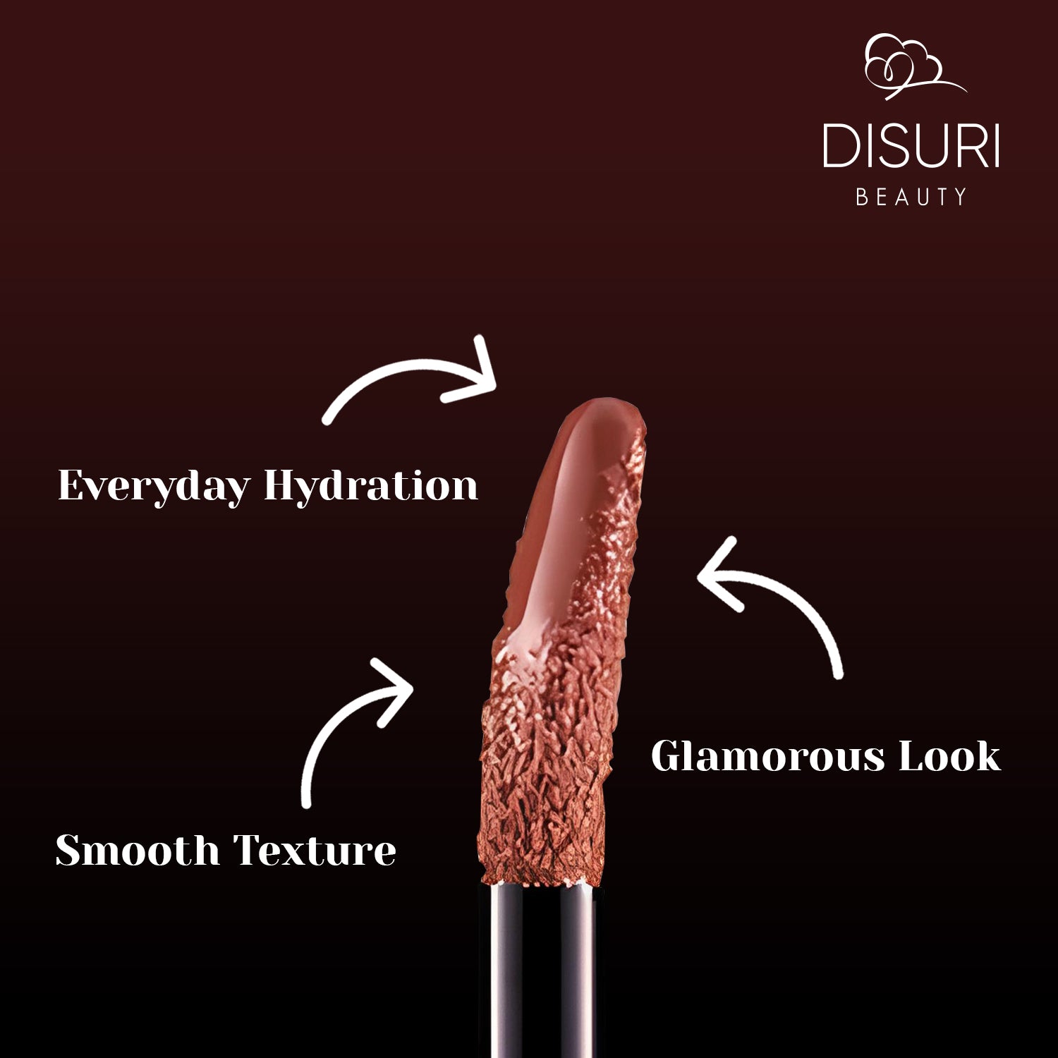 DISURI Beauty Glossy Blast Lip Gloss - Mocha (M35)