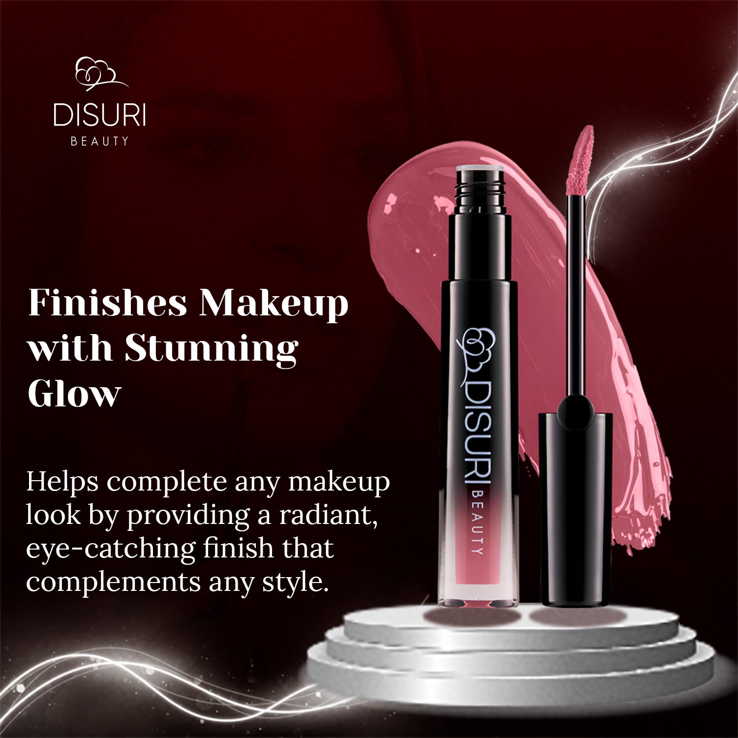 DISURI Beauty Glossy Blast Lip Gloss - Keep It Movin&