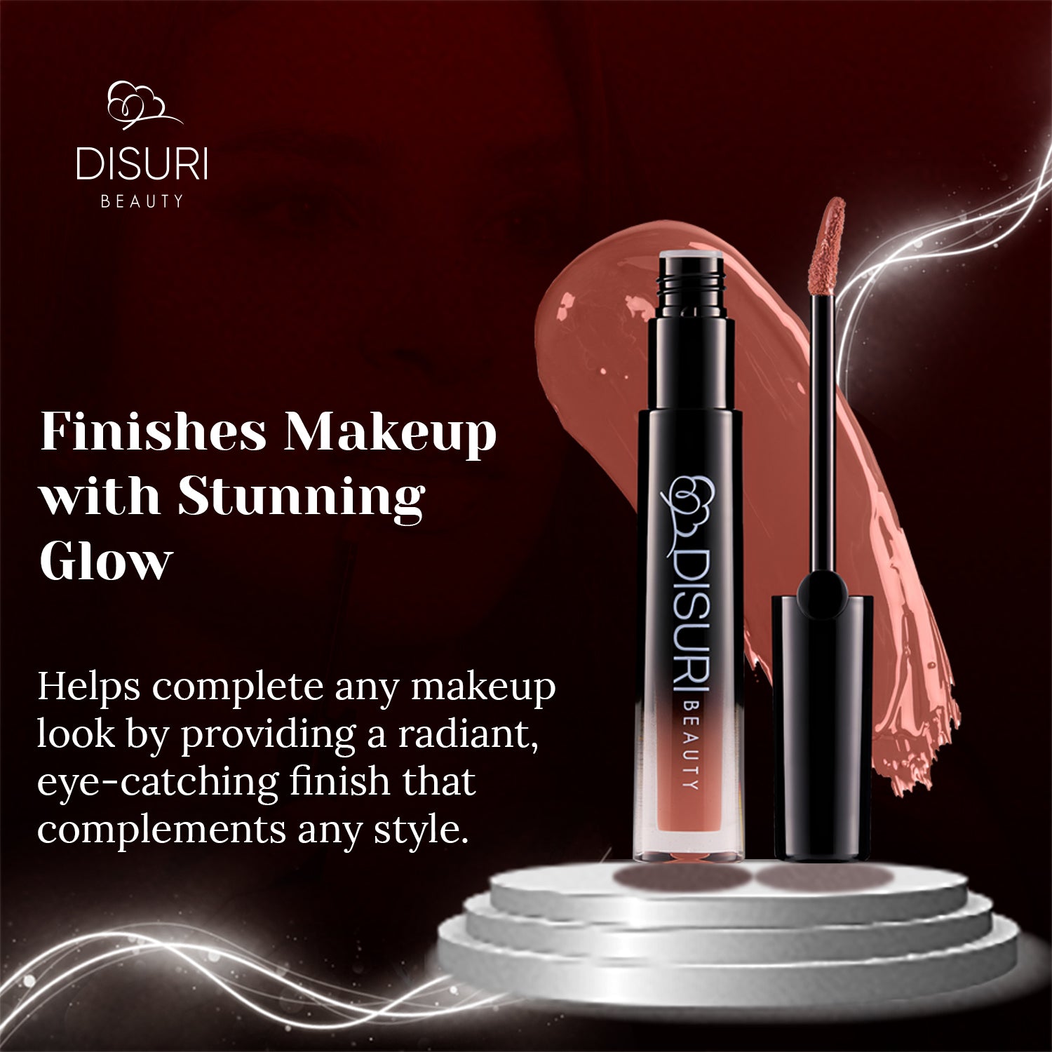 DISURI Beauty Glossy Blast Lip Gloss - Schnicker (M36)