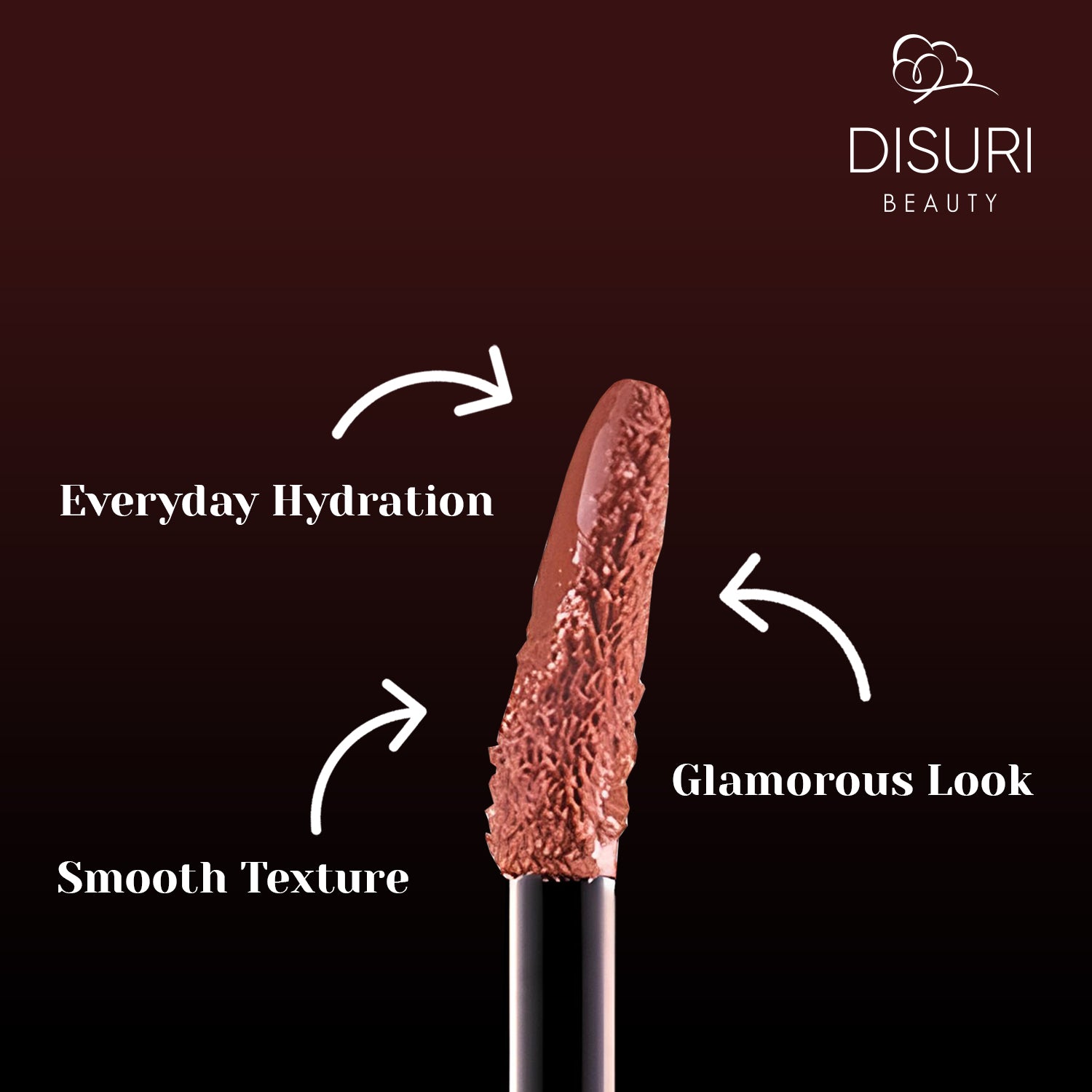 DISURI Beauty Glossy Blast Lip Gloss - Schnicker (M36)